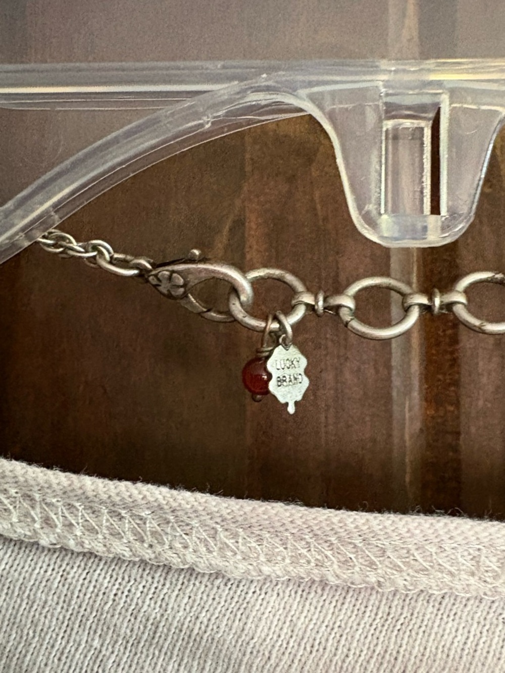 Lucky Brand Turquoise Starburst Pendant on Brown Cord - Picture 3 of 9